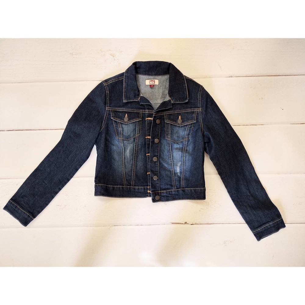 L.e.i. denim jacket women size medium
